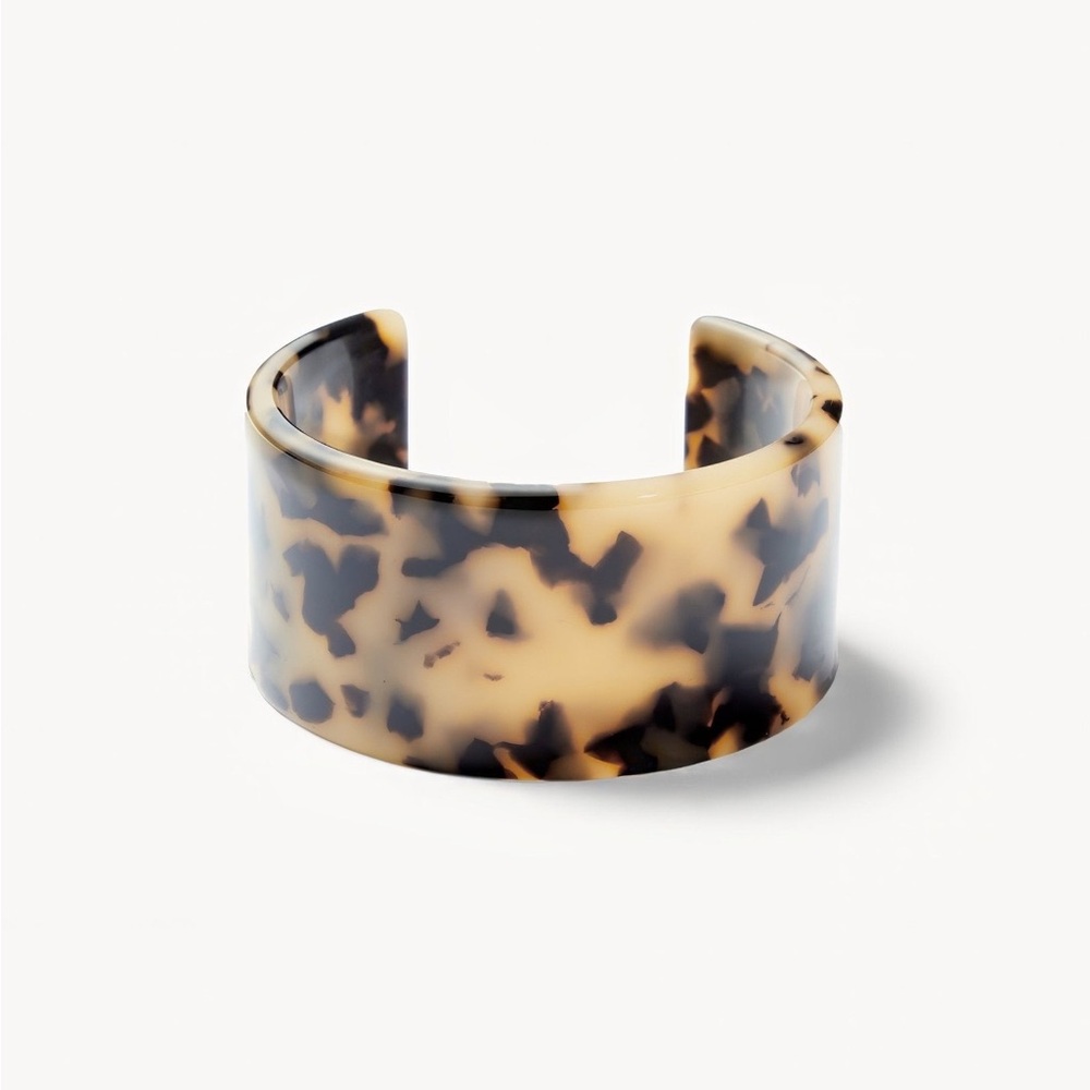 Machete Jumbo Cuff, Blonde Tortoise